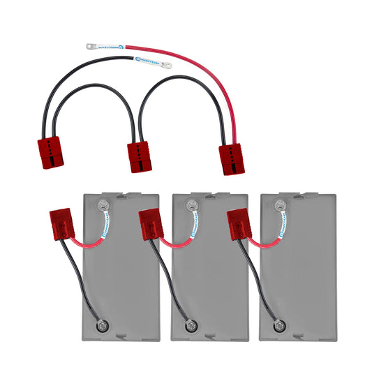 CONNECT EASE RCE36VHD Connect-Ease Heavy Duty 36V Series Connector Kit RCE36VHDK – 6-Gauge Marine-Grade Wire for High-Output Trolling Motors – Lithium Compatible – Quick Connect Wire Connectors – Batteries Not Included