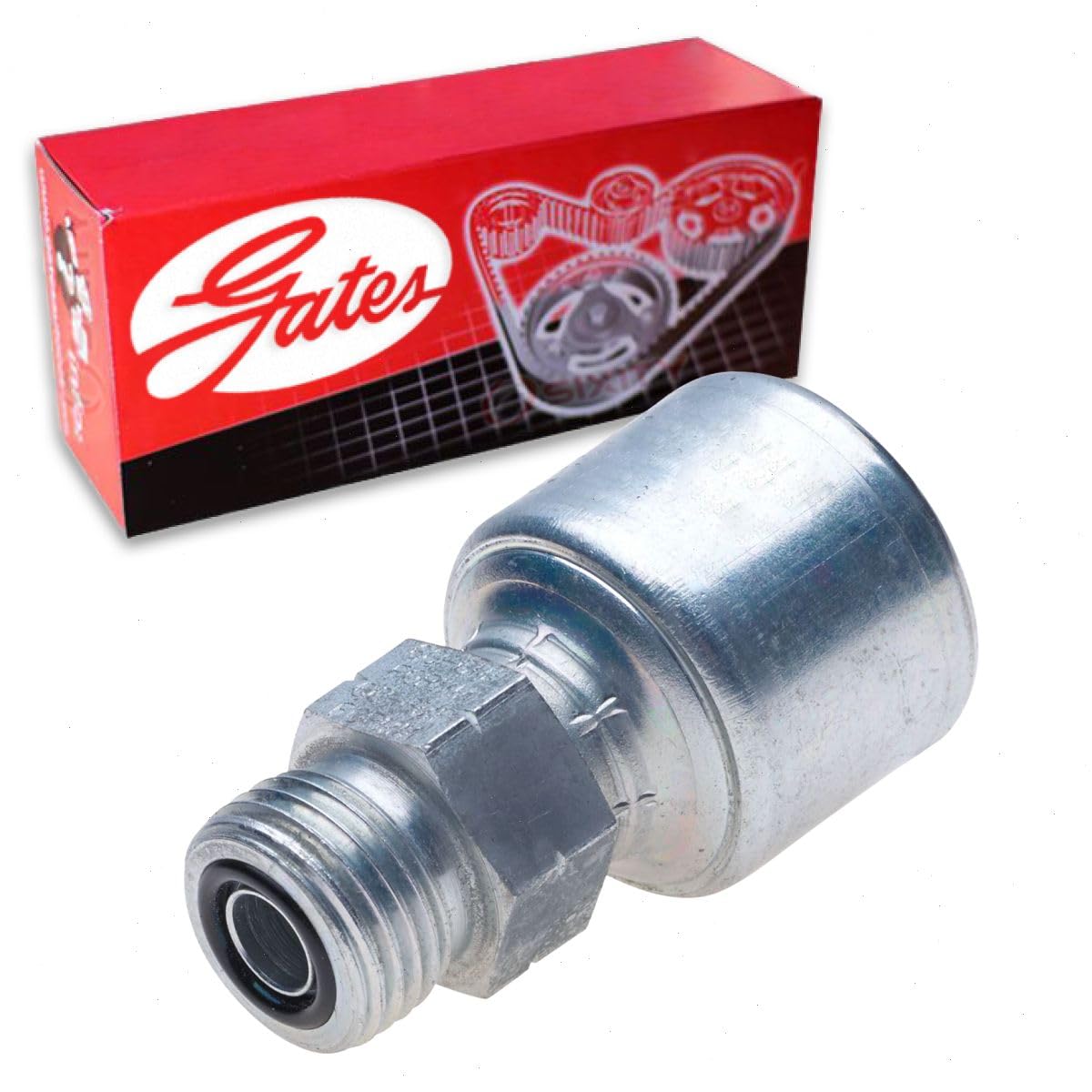 Gates G25225-0610 Male Flat Face O Ring (Mega Crimp