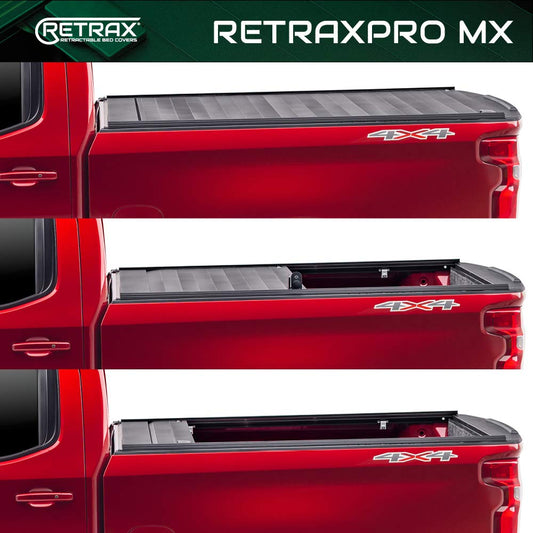 RealTruck 80402 RealTruck Retrax RetraxPRO MX Retractable Truck Bed Tonneau Cover – 80402 – Fits 1988 - 2007 Chevy/GMC Silverado/Sierra Classic 6' 6" Bed (78")