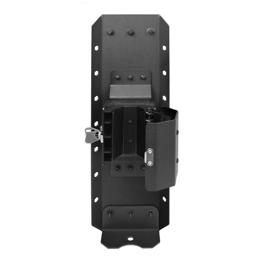 GO RHINO 5950070T Go Rhino Hydraulic Jack Mount | Mild Steel, Textured Black | 5950070T | Fits El Gato EG1 Hydraulic Jack