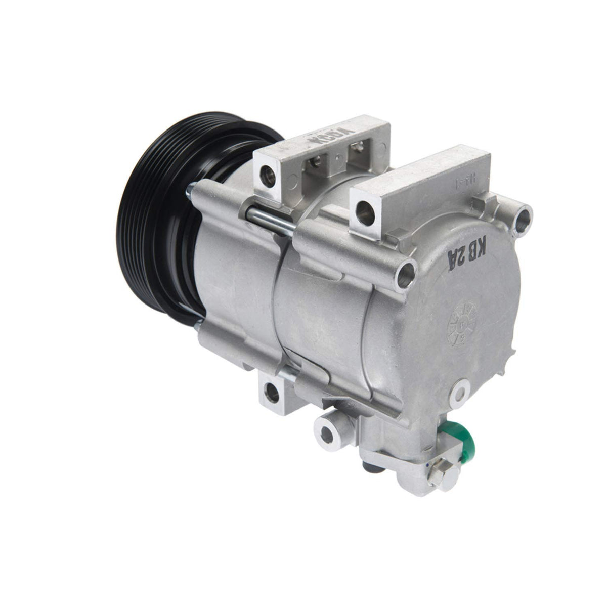 MANDO 10A1017 Mando 10A1017 AC Compressor with Clutch Original Equipment (Pre-filled Oil)