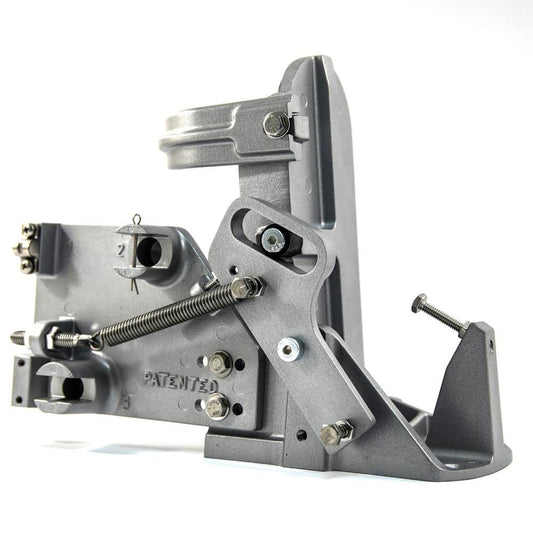 T-H MARINE HF-1-DP T-H Marine HOT Foot™ Original Boat Foot Throttle - Cast Aluminum Pedal Throttle for Outboard and Inboard Motors - Safe Hands-Free Control - Stainless Steel Hardware – Toe Clip & Patented Idle Stop