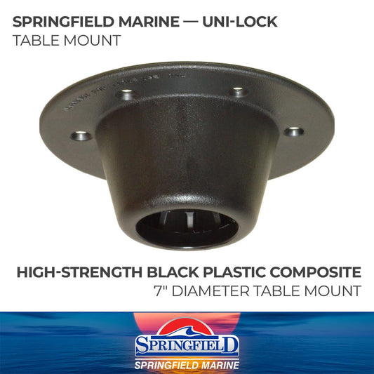 SPRINGFIELD 1660704-L Springfield 1660704-L Uni-Lock 2-3/8" Table Mount