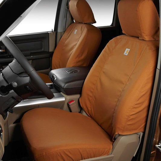 COVERCRAFT SSC3492CABN Covercraft Carhartt SeatSaver Custom Seat Covers | Fits 2019-2025 Chevrolet Silverado/GMC Sierra 1500, 2020-2025 Silverado/Sierra 2500/3500, 1st Row 4