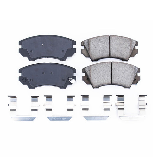 Powerstop 17-1404 Z17 Replacement Ceramic Brake Pads Front