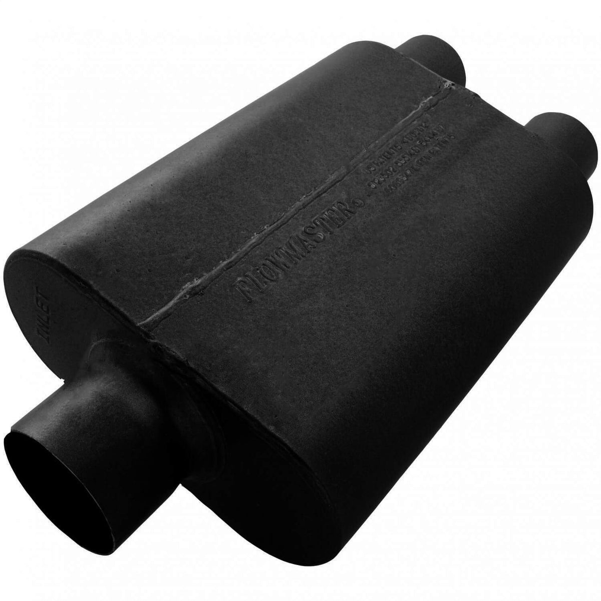 FLOWMASTER 8430452 Flowmaster 8430452 Super 44 Series Muffler 409S - 3.00 Center In and 2.50 Dual Out - Aggressive Sound