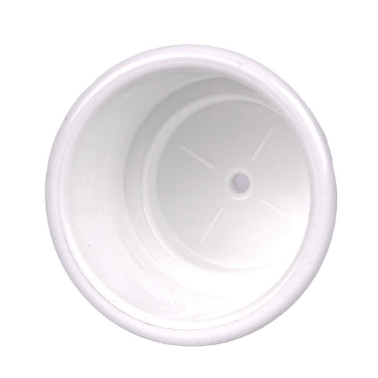 T-H MARINE LCH-1W-DP T-H Marine Universal Boat Cup Holder – Plastic Beverage Holder for Cans, Bottles & Cups – Mounts to Boats, ATVs, Coolers & More – LCH-1W-DP, White