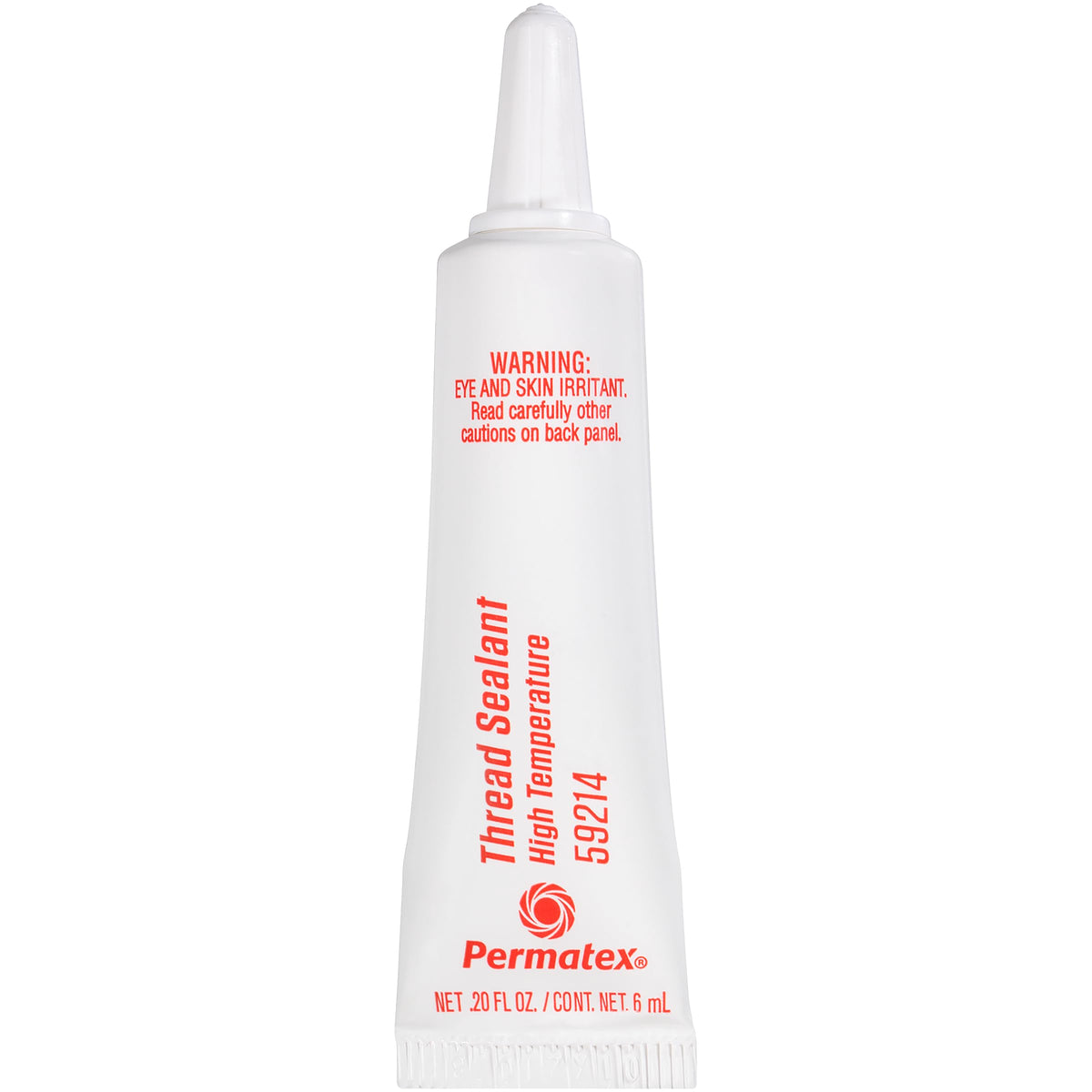PERMATEX 59214 Permatex 59214 High Temperature Thread Sealant, 6 ml Tube