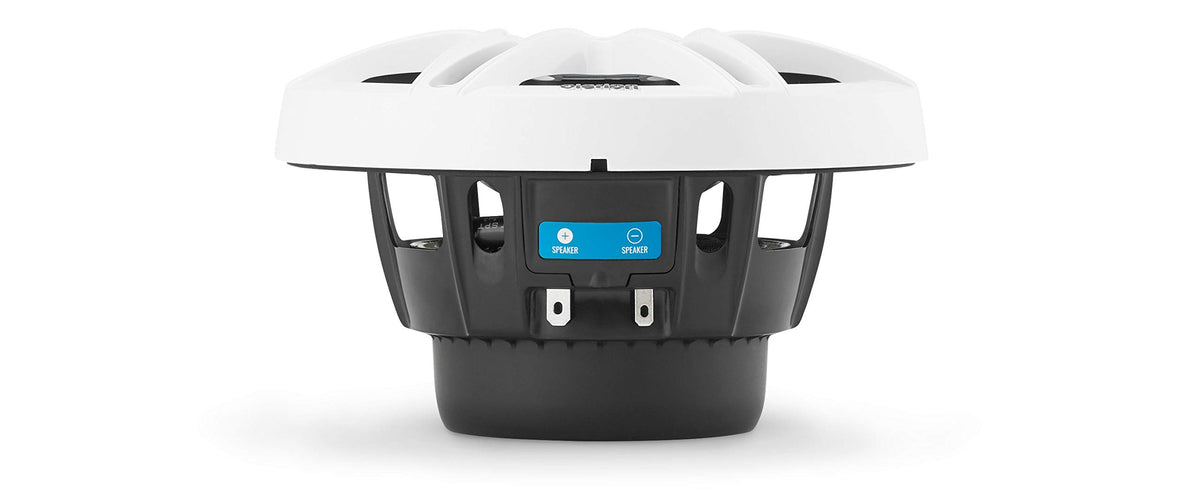 CLARION 010-03047-00 Clarion CMSP-651-SWG Premium 6.5-inch Coaxial Marine Speakers, 50W RMS, with White & Gray Metallic Grilles