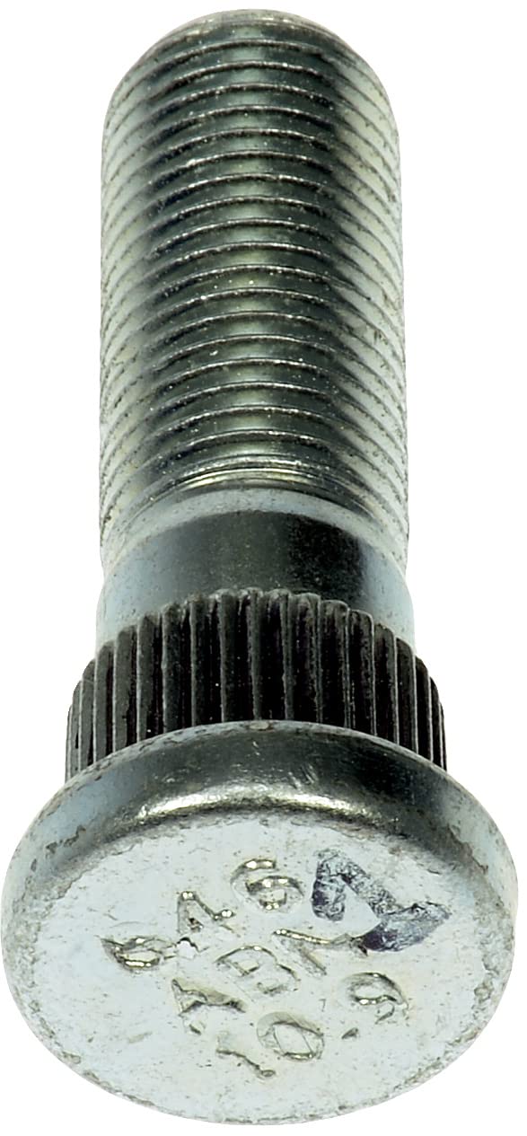DORMAN 610-646 Dorman 610-646 Rear M12-1.25 Serrated Wheel Stud - 14.25 mm Knurl, 46.33 mm Length Compatible with Select Nissan Models, 10 Pack (Made in USA)