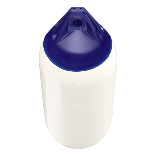 POLYFORM 51-654-951 Polyform F-Series Boat Fender F-5 Standard Blue Ropehold - White