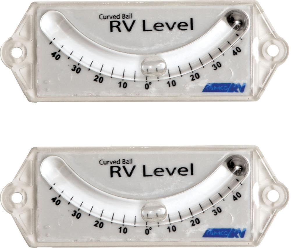 CAMCO 25553 Camco Camper/RV AccuLevel - Features Front to Back/Side to Side RV Leveling