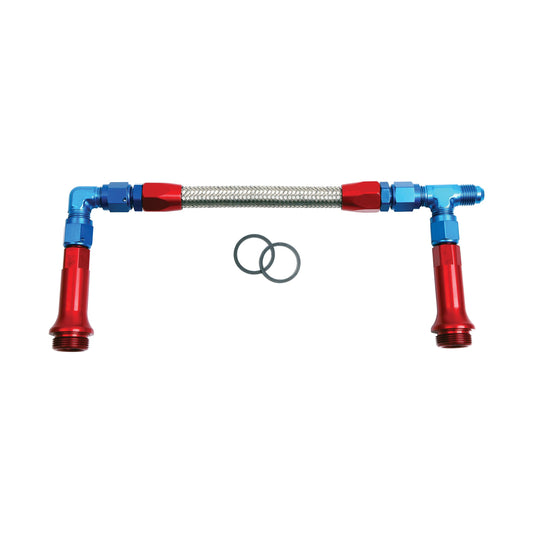 SPEEDFX 575114 Speedfx 575114 -8AN R/B DUAL INLET HOLLEY 4500
