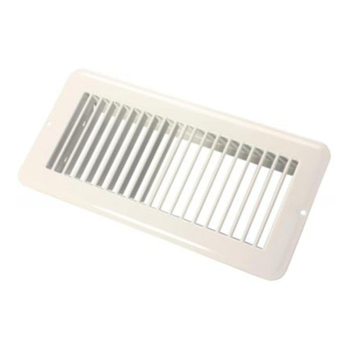 JR PRODUCTS 02-28985 JR Products 02-28985 Undampered Floor Register - 4" x 10", White