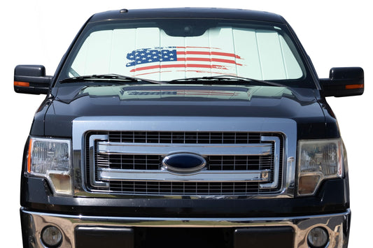 COVERCRAFT UVD11998WHUVD002 Covercraft American Flag UVS100 Sunshade 2025-2026 Ram 2500/3500/4500/5500