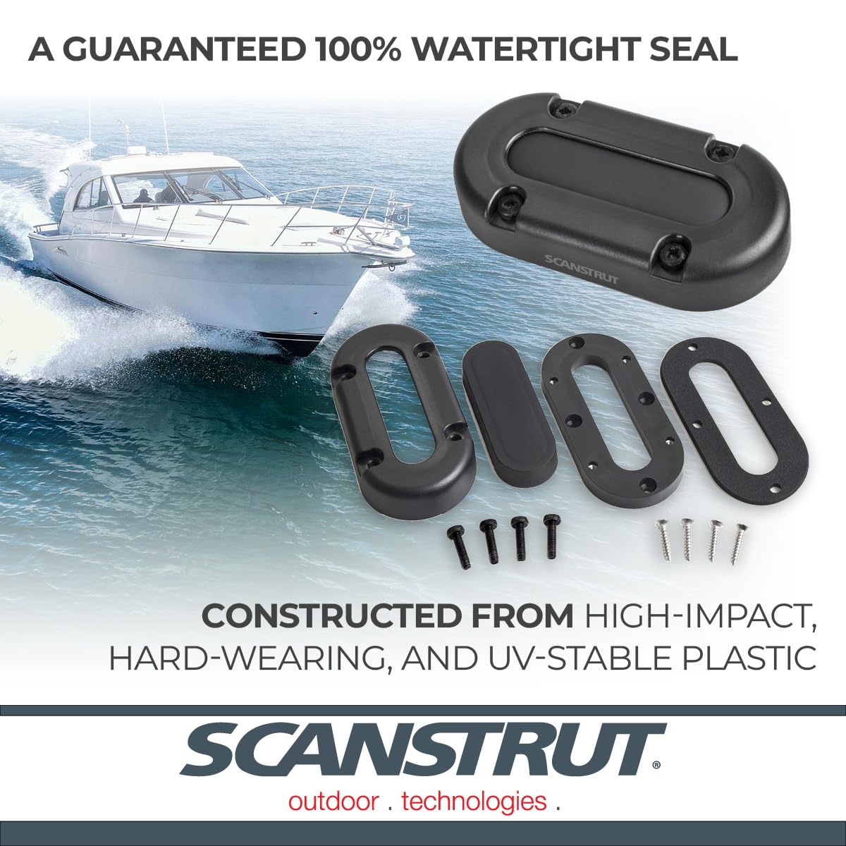 SCANSTRUT DS-MULTI-P-BLK Scanstrut DS-Multi-P-BLK Multi Cable Seal for Cables up to 15mm - Black