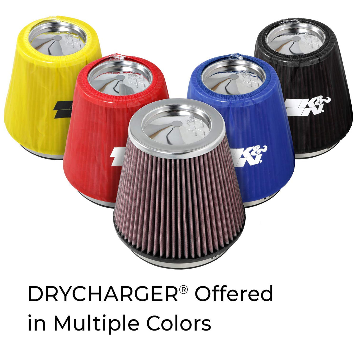 K&N FILTER RX-4990DK K&N RX-4990DK Black Drycharger Filter Wrap - For Your K&N 57S-9500 Filter
