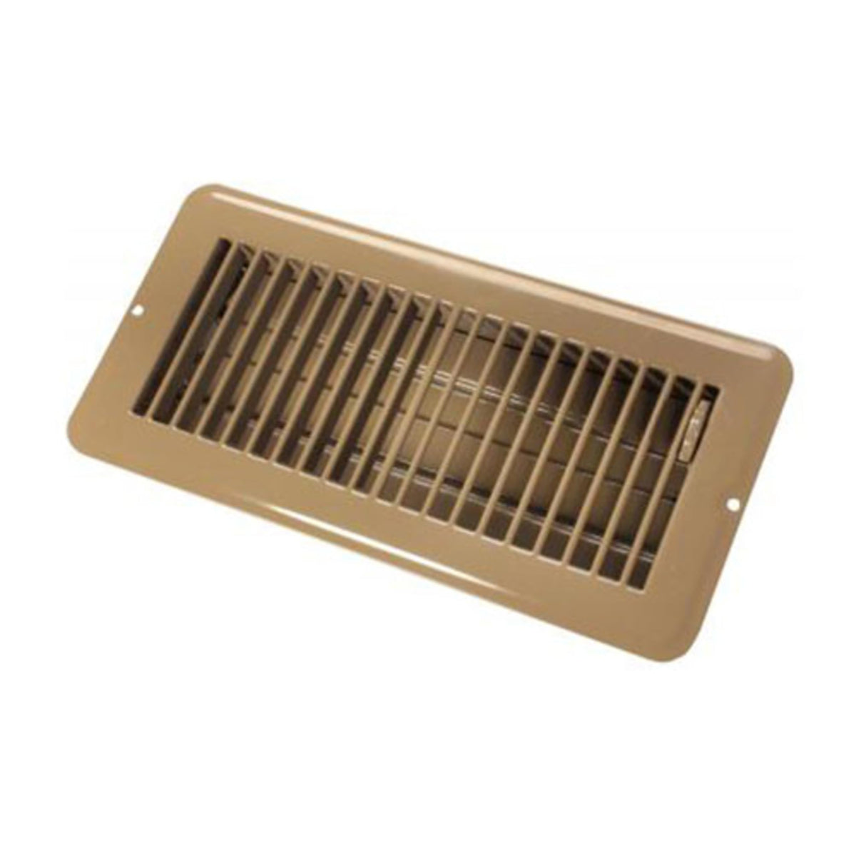 JR PRODUCTS 02-29015 JR Products 02-29015 Dampered Floor Register - 4" x 10", Brown