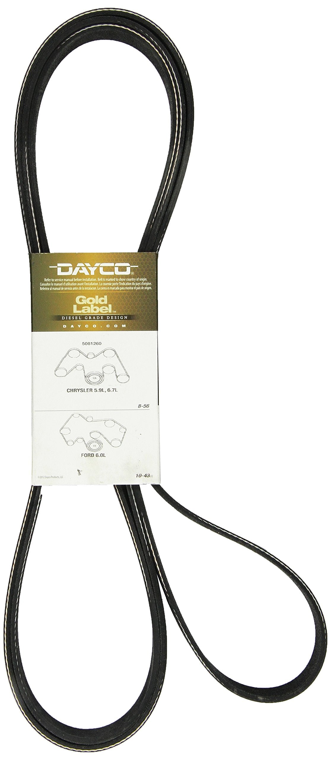Dayco 5081260 DODGE/FORD 5.9/6.0/6.7L