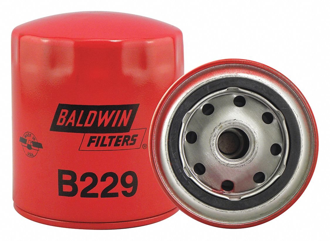 BALDWIN FILTERS B229 Baldwin Filters B229 Oil Filter (Spin-On,Full-Flow), red