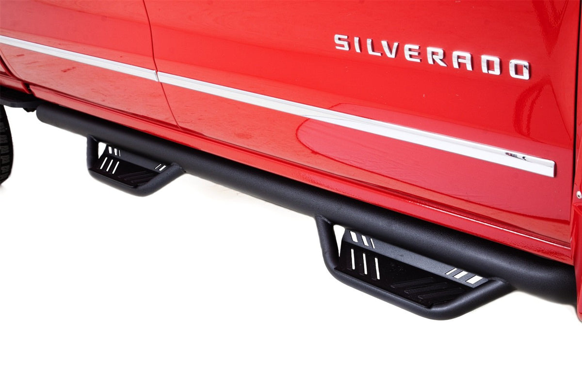 LUND 34641587 Lund 34641587 Black Steel Terrain HX Step Nerf Bars for 2012-2018 Jeep Wrangler JK 2-Door