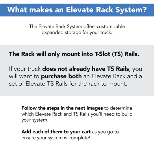 TRUXEDO 1118570 TruXedo Elevate Rack System | 1118513 | Elevate CS Rack