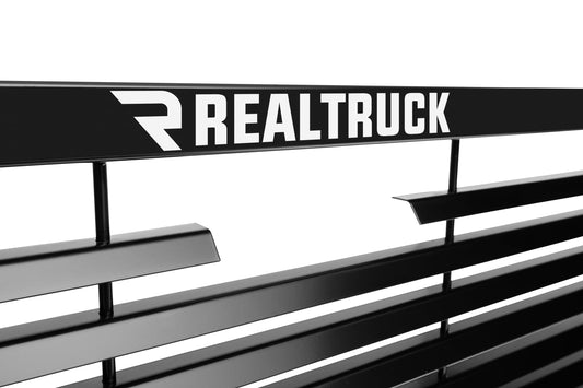 BACKRACK 12900 RealTruck BACKRACK Louvered Rack Frame Only | Black, No Drill | 12900 | Fits 2019-2025 Chevrolet/GMC Silverado/Sierra 1500; 2008-2019 & 2022-2025 Toyota Tundra; 2009-2025 Ford F-150 & Others