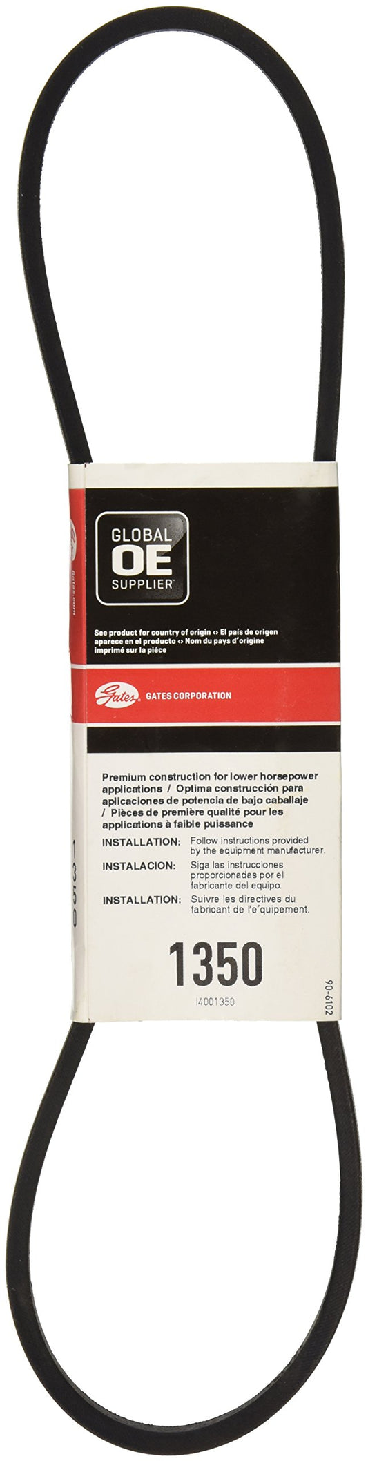 Gates 1350 Truflex FHP Low Horse-Power V-Belt