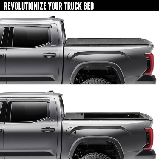 Retrax EQ0379 RealTruck Retrax EQ Retractable Truck Bed Tonneau Cover – EQ0379 – Fits 2021-2023 Ford F-150 Super Crew/Cab, Reg. Cab 6' 5" Bed (77.5")