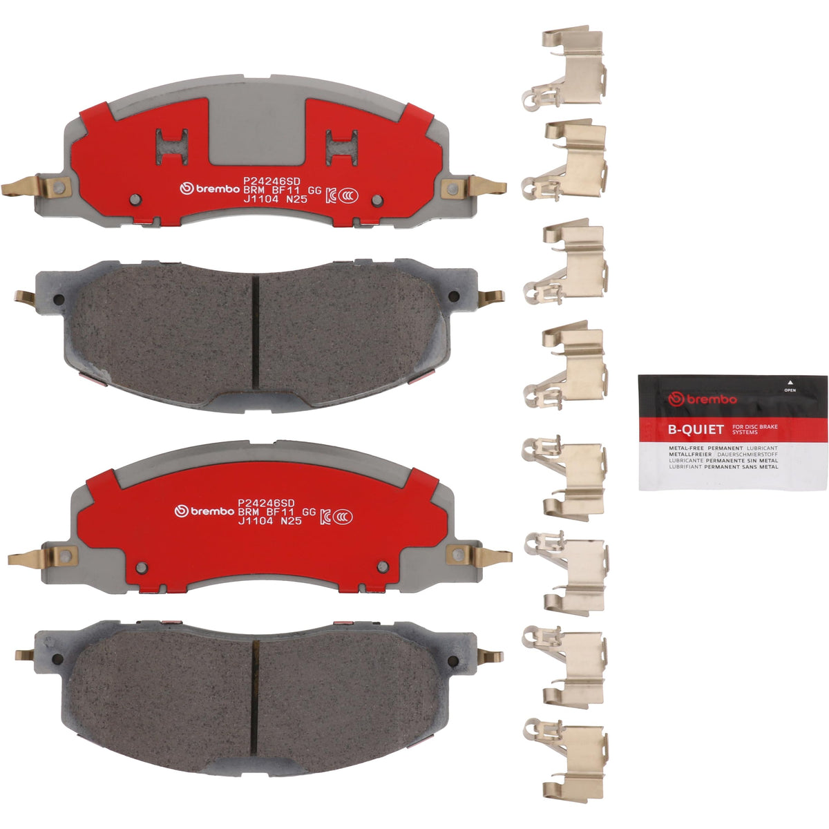 BREMBO P24215SD Brembo Disc Brake Pad Set Severe Duty P24246SD