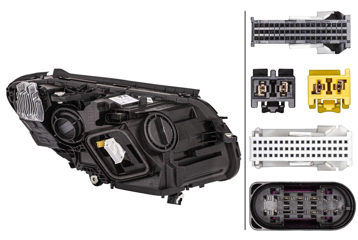 Hella 013063651 Hlmp Lh W/O Led Module Sae Mb C Class 19