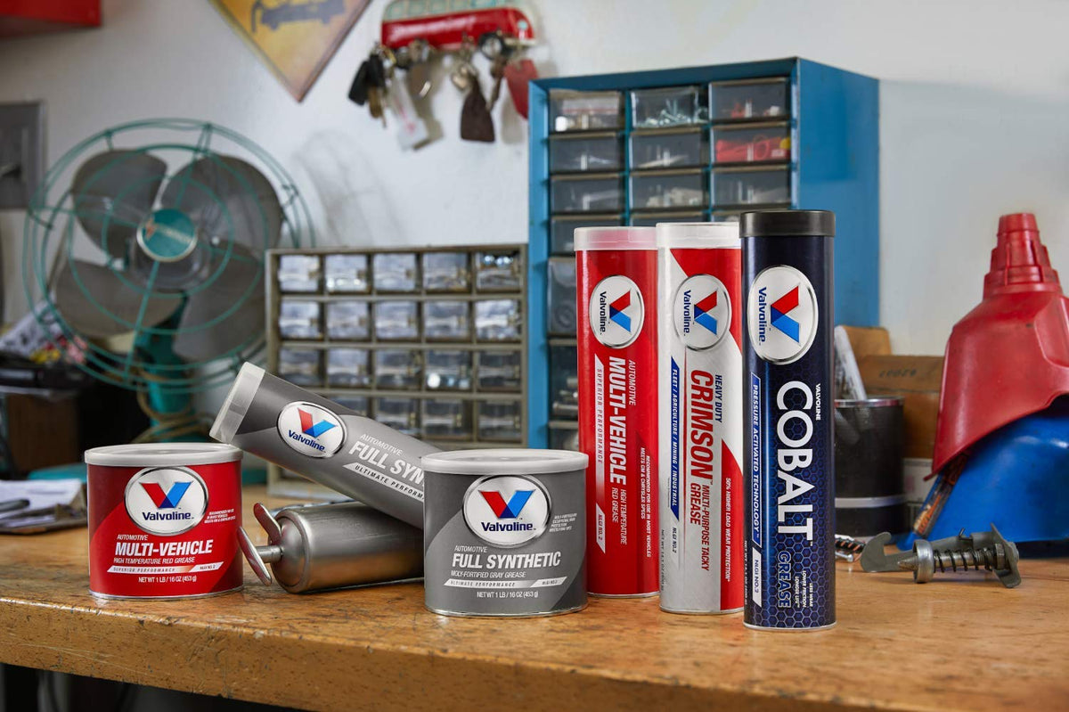 VALVOLINE VV615 Valvoline Multi-Vehicle High Temperature Red Grease 14.1 OZ Cartridge