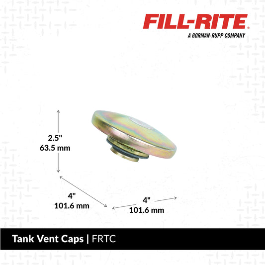 FILL RITE FRTC Fill-Rite FRTC Venting Pressure Tank Cap