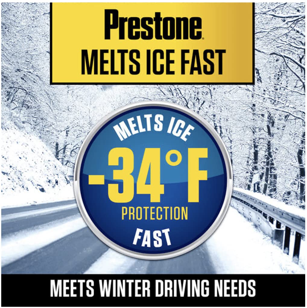 PRESTONE AS253 Prestone AS250 De-Icer / Winter Windshield Washer Fluid, 1 Gallon