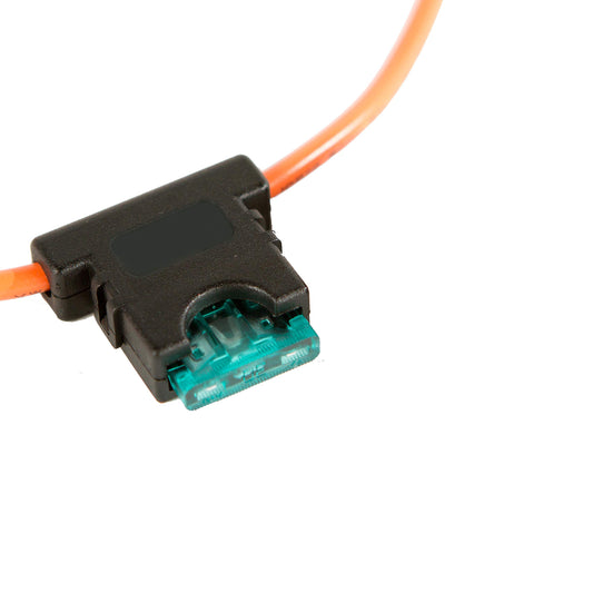 WIRTHCO 31813 Battery Doctor 31813 In-Line ATO/ATC MidBlade Heavy Duty Fuse Holder, 30 Amp, 12 AWG Wire, 12 Inch Loop, Fuse Included, WirthCo