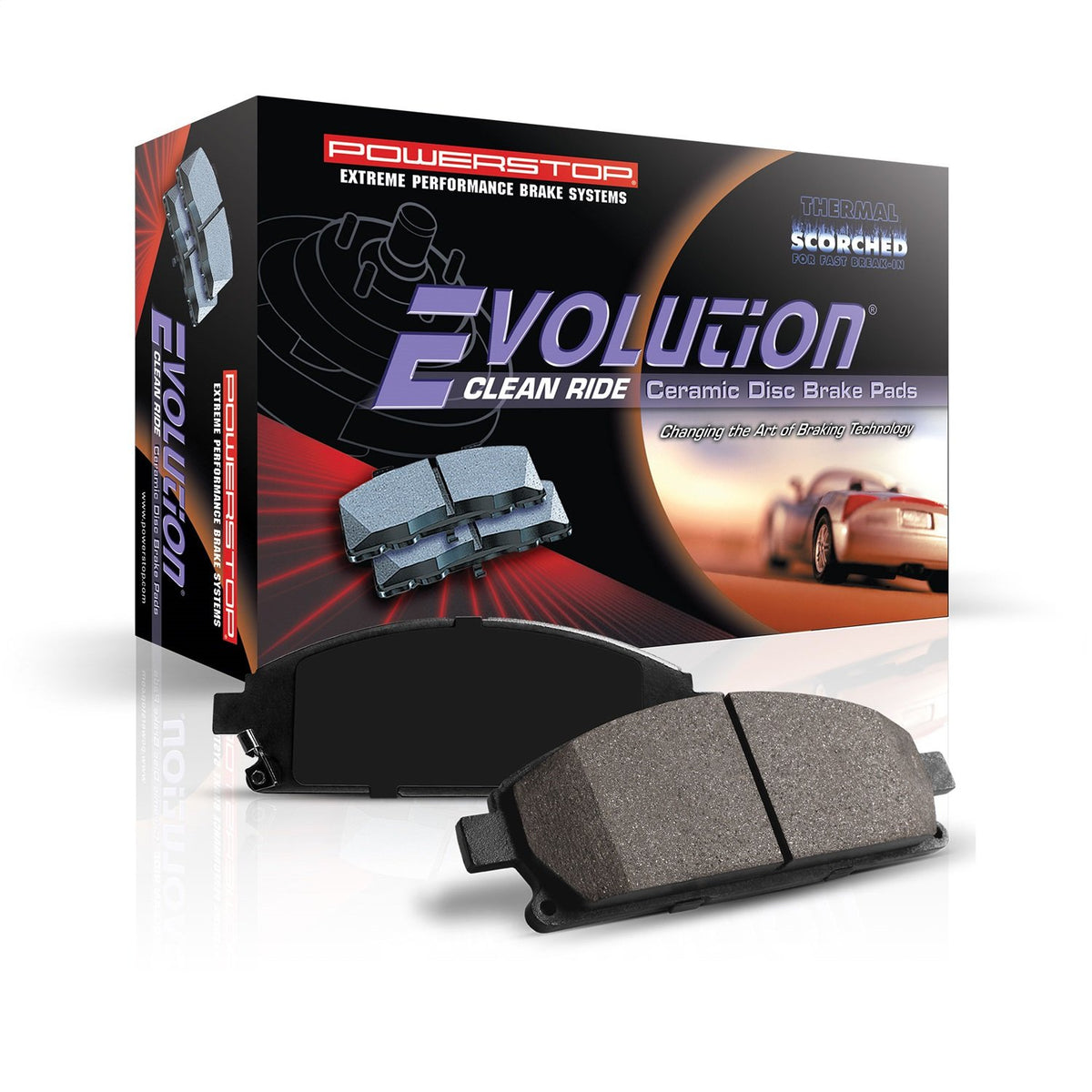 Powerstop 16-649 Z16 Replacement Ceramic Brake Pads Front