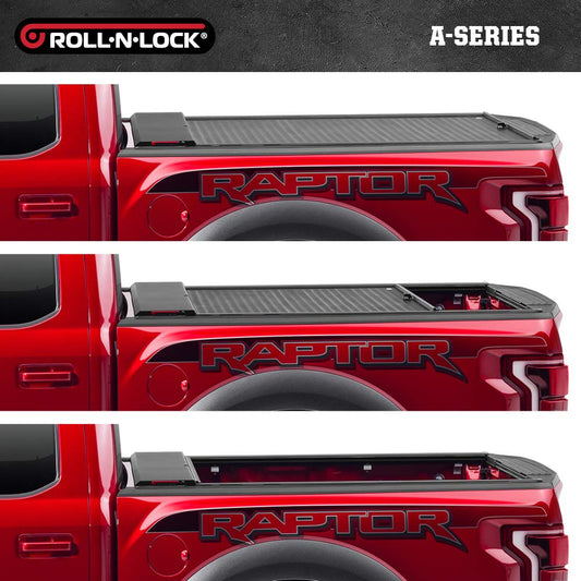 ROLL N LOCK BT122A RealTruck Roll-N-Lock A-Series Retractable Truck Bed Tonneau Cover | BT122A | Fits 2019 - 2023 Ford Ranger 5' 1" Bed (61")