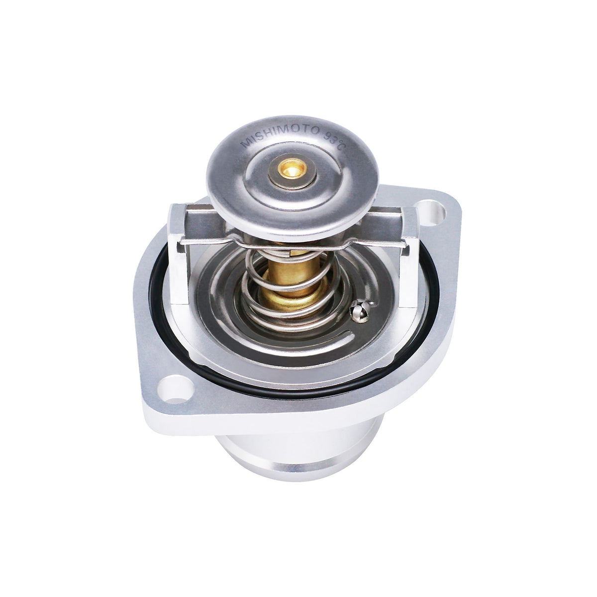 MISHIMOTO MMTS-F2D-03FH Mishimoto MMTS-F2D-03FH High-Temperature Low Temp Thermostat & CNC Housing Fits Ford 6.0 Powerstroke 2003-2007