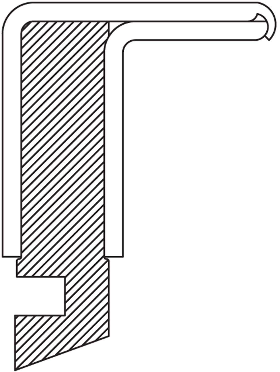 NATIONAL 7934S National 7934S Wheel Seal for 1961-1968 Chevrolet Impala