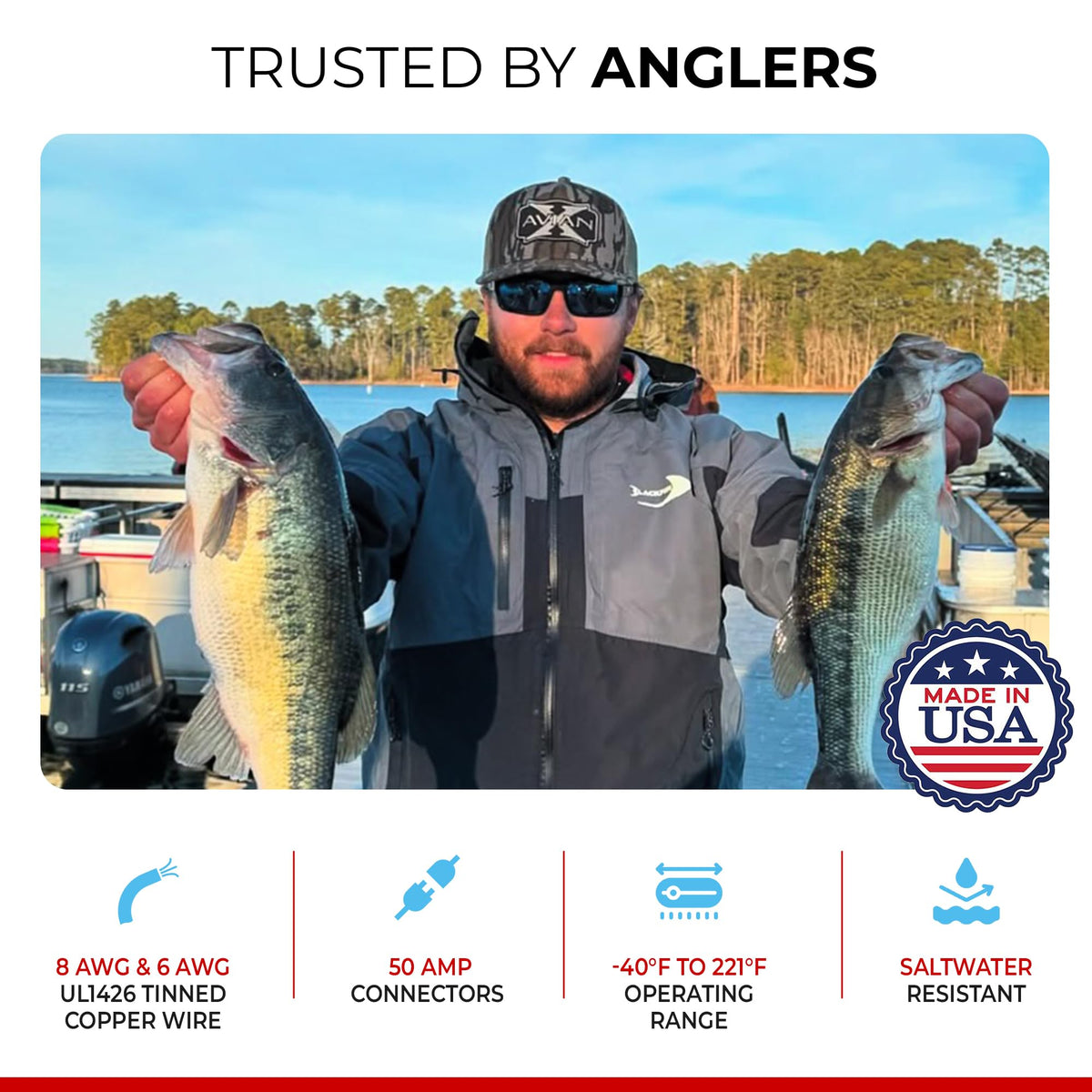 CONNECT EASE RCE24VBK Connect-Ease RCE24VBK 24-Volt Trolling Motor Connection Kit with Out On-Board Charging