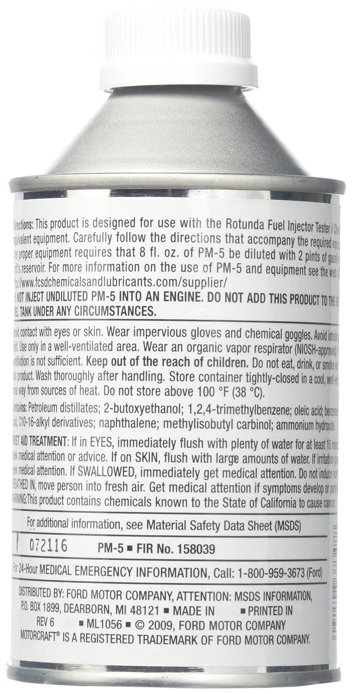 Motorcraft PM5 FUEL INJECTOR CLEANER