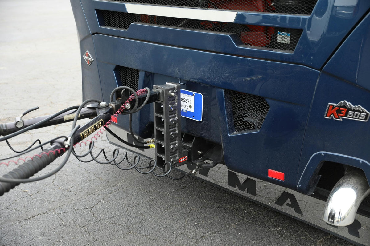 GEN-Y HITCH GH-624 GEN-Y Hitch GH-624 MEGA-Duty 2.5" Shank 9" Drop 3K TW 21K Hitch and GH-061 Dual-Ball and GH-062 Pintle Lock