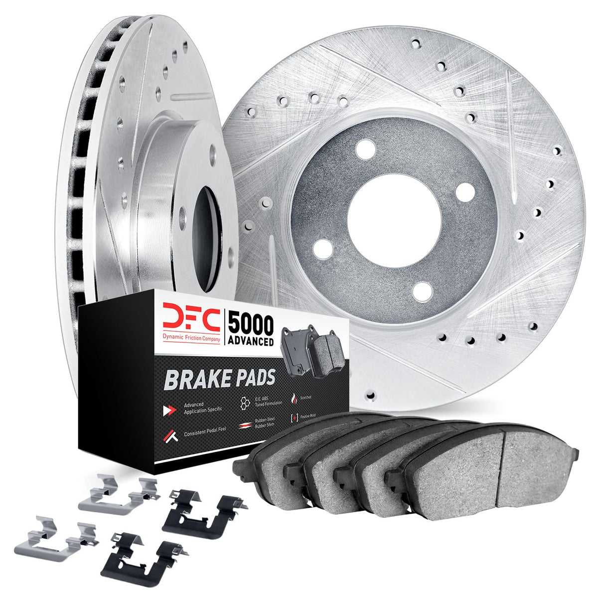 Dynamic Friction 7512-80092 Front Brake Kit
