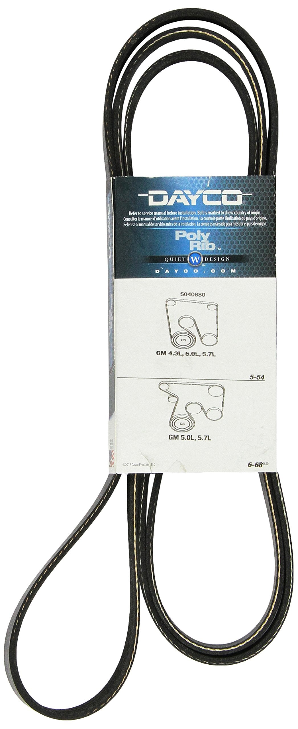 Dayco 5040880 CHEVROLET/GMC 4.3/5.0/5.7L