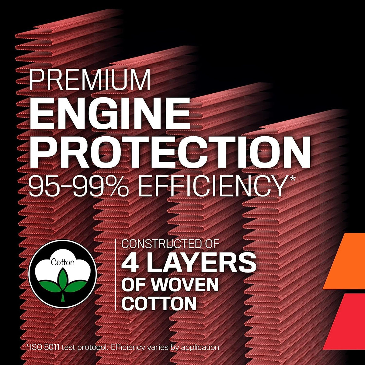 K&N FILTER 33-5000 K&N High-Flow Original Lifetime Engine Air Filter: Increase Power: Premium, Washable: Compatible with 2013-2023 FORD/LINCOLN: Edge,Fusion, GT, Continental, MKX, MKZ,Nautilus, 33-5000