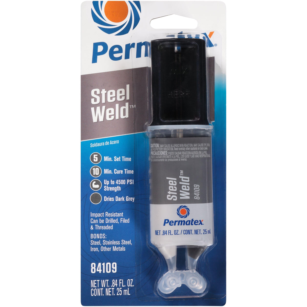 PERMATEX 84109 Permatex 84109 PermaPoxy 4 Minute Multi-Metal Epoxy, 0.84 oz.