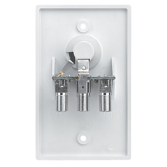 WINEGARD RV-7042 Winegard Wall Plate RV-7042 for Winegard Amplified RV TV Antenna - White