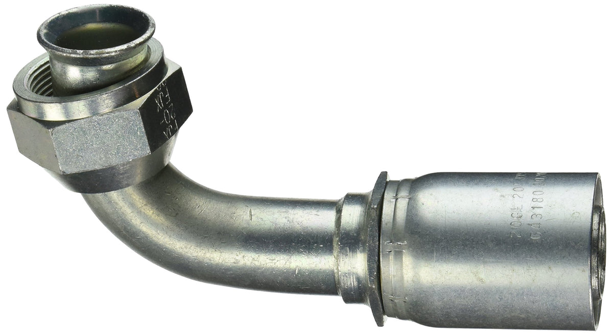 Gates G43180-2020 GL Couplings, Female JIC 37 Flare Swivel, 90