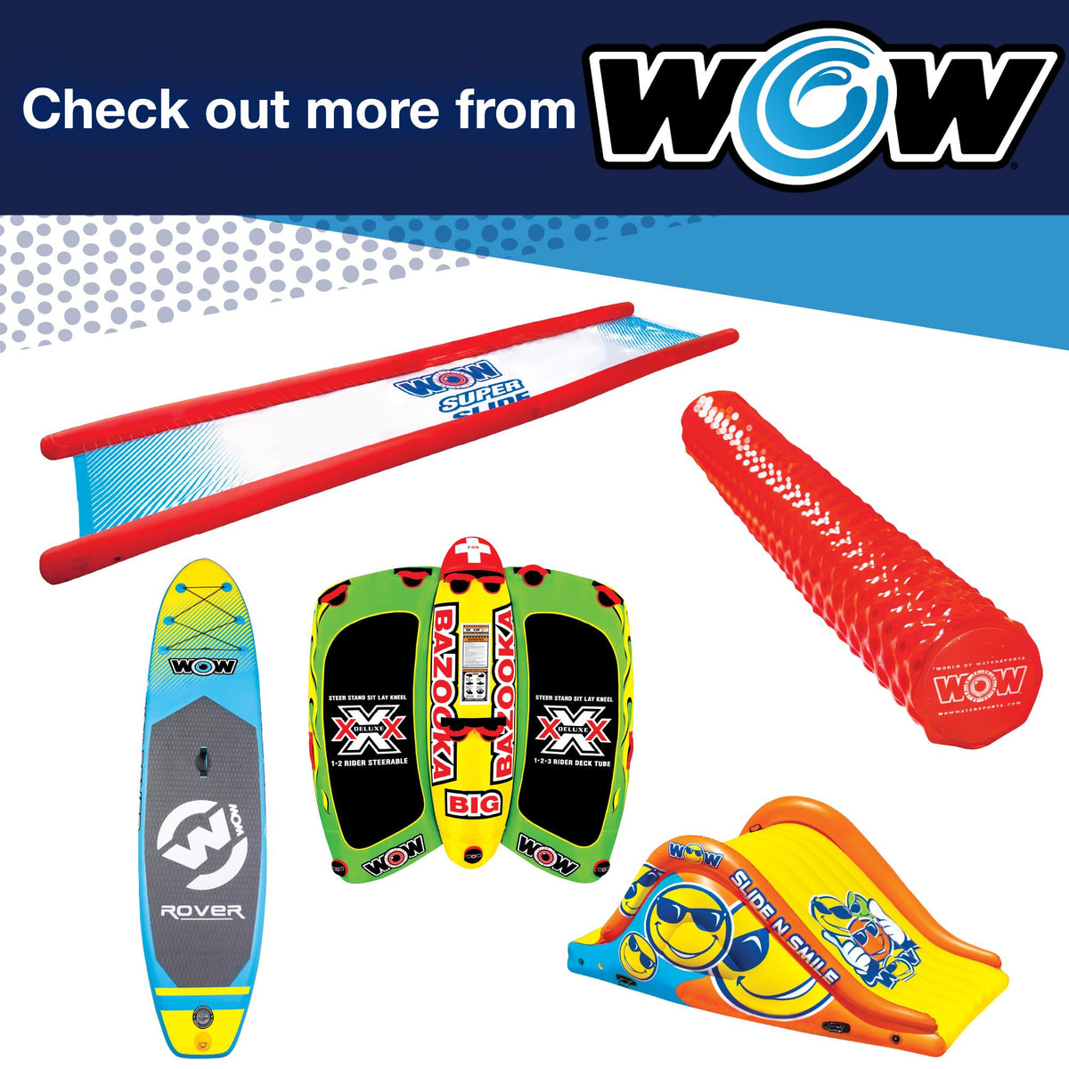 WOW SPORTS 11-3000 WOW Sports 2K Tow Rope - 60 ft - 16-Strand Braided Polypropylene