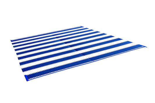 CAMCO 42871 Camco 42871 Awning Leisure Mat-Blue Stripe 6' X 9'